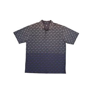 Nike Golf Tiger Woods Collection Men’s Polo Shirt -‎ Blue / Brown Ombré - XXL